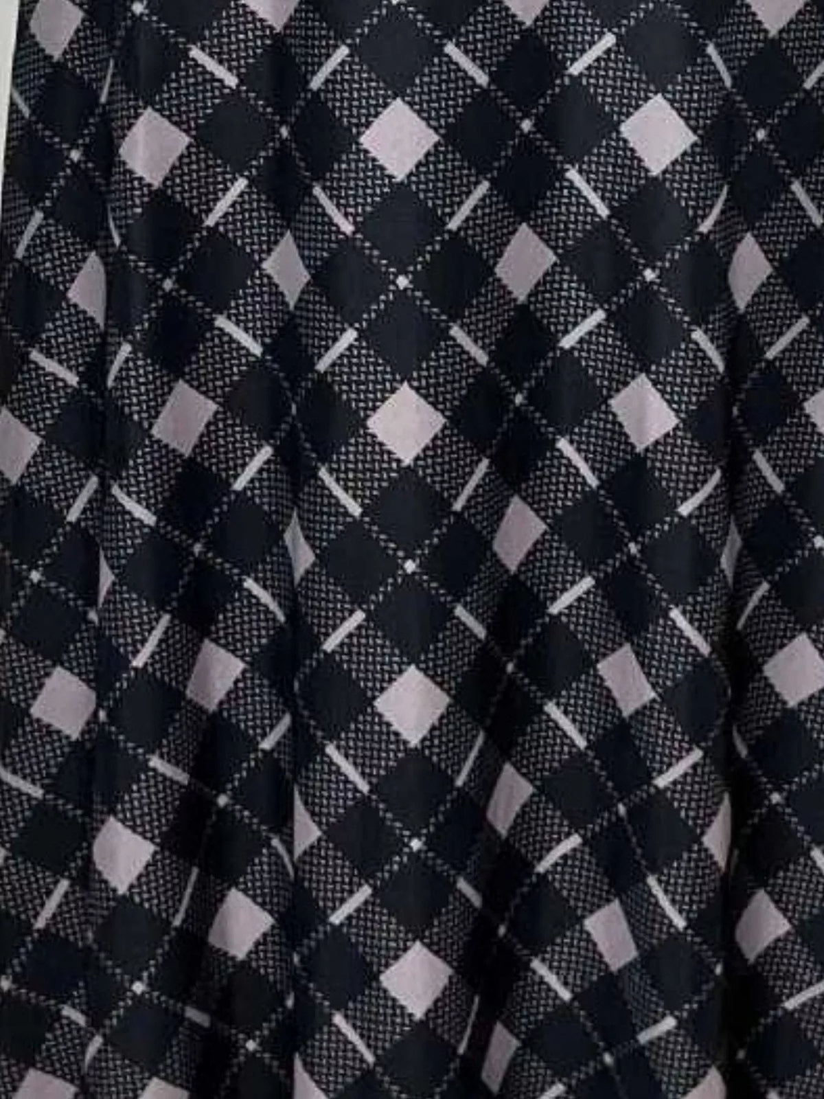 Tie Front Plaid Long Sleeve Dress
