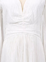 V-Neck Long Sleeve Maxi Dress