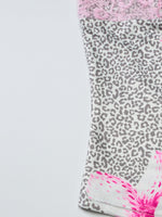 Lace Detail Leopard Cami
