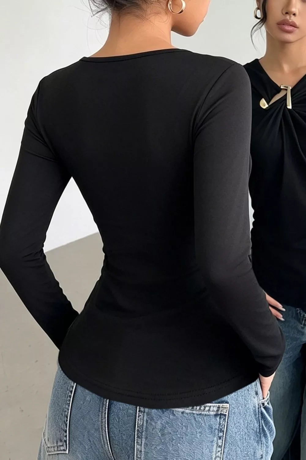 Slim Fit Long Sleeve Top