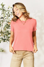 Basic Bae Bamboo Full SizeRound Neck Short Sleeve T-Shirt Plus Size