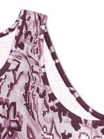 Printed Sleeveless Midi Dress