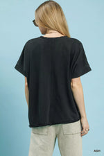 Umgee Mineral Wash French Terry Top