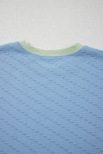 Contrast Round Neck Top and Shorts Set