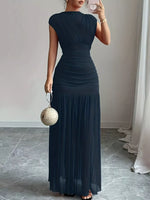 Ruched Bodycon Maxi Dress
