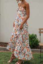 Printed Halter Neck Cami Dress