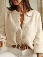 Button Up Long Sleeve Cardigan