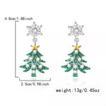 Christmas Tree Drop Earrings