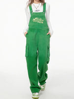 Gradient Wide Leg Overalls