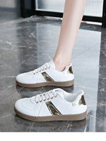 Stripe Lace Up Sneakers