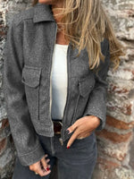 Zip Up Long Sleeve Jacket