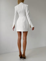 Button-Down Blazer Dress