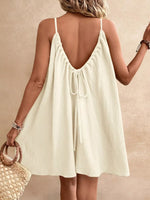 Casual Loose Spaghetti Strap Mini Dress