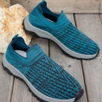 Round Toe Mesh Slip-Ons