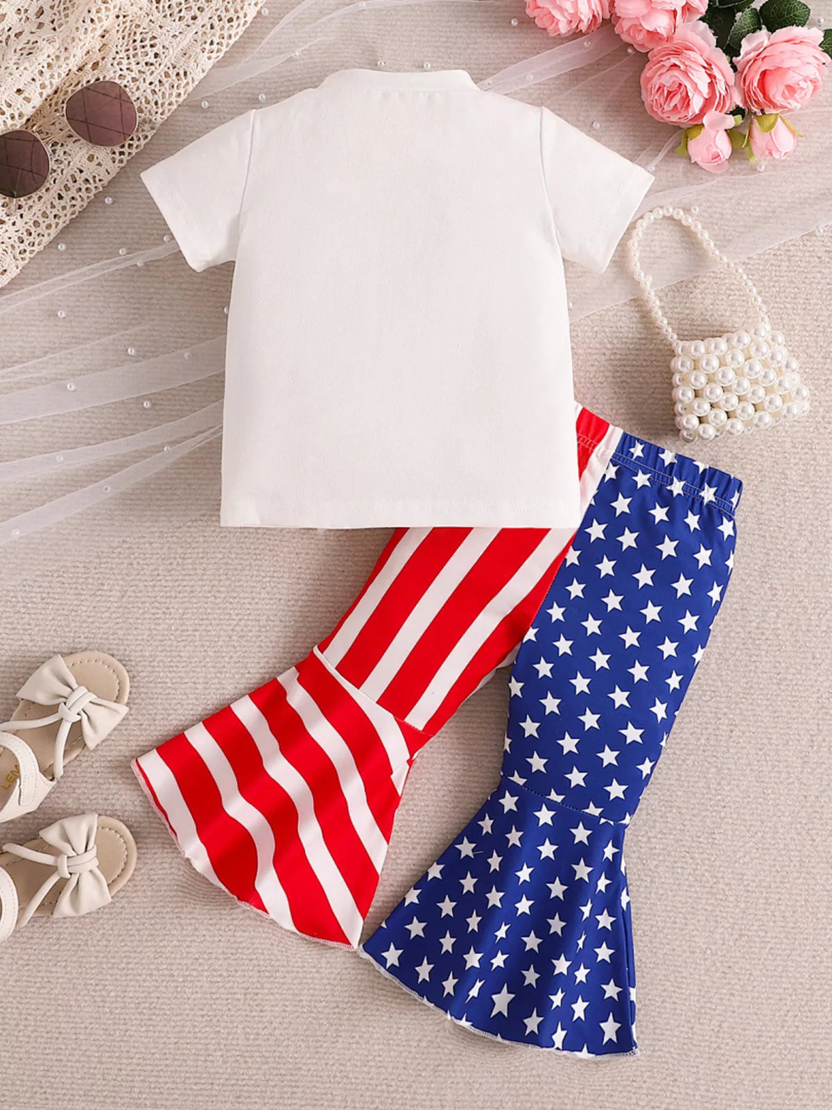 Children's American Babe Patriotic Toddler Set