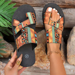 Toe Loop Platform Sandals