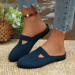 Round Toe Flat Slip-Ons