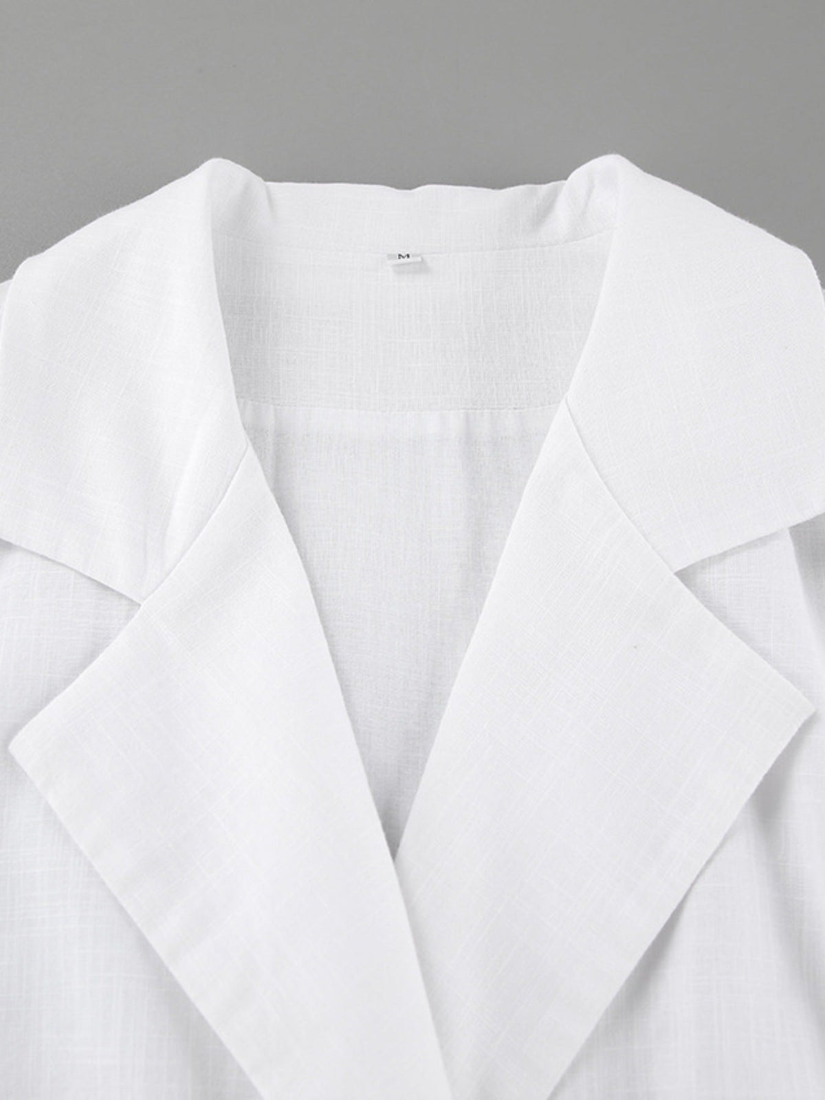 Blazer Style Ruched Mini Dress