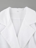 Blazer Style Ruched Mini Dress