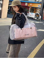 Drawstring Multiple Pockets Travel Bag