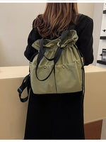Drawstring Closure Lightweight Backpack Bag