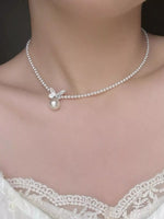 Pearl Butterfly Pendant Necklace