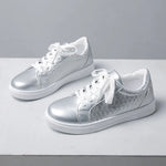 Round Toe Lace Up Sneakers