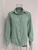 Striped Button-Down Relaxed Fit Shirt