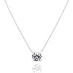 2 Carat Moissanite Pendant Necklace