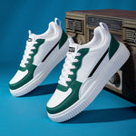 Lace Up Contrast Platform Sneakers