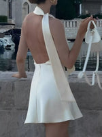 Halter Neck Mini Dress