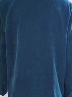 Corduroy Lapel Collar Casual Blazer