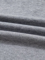Contrast Striped Trim V Neck Varsity Sweater