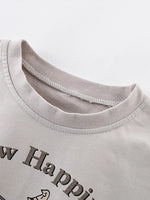 Children's Cartoon Graphic Short Sleeve T-Shirt