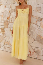 Ruched Smocked Back Cami Dress