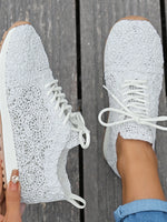 Mesh Lace Up Sneakers
