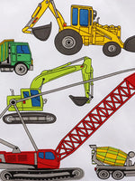 Children's Construction Vehicle Short Sleeve T-Shirt