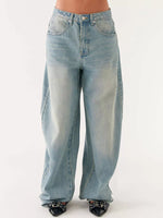 Button Up Denim Jacket and Jeans Set