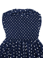 Polka Dot Tube A-Line Dress