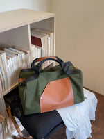 Contrast Color Crossbody Bag