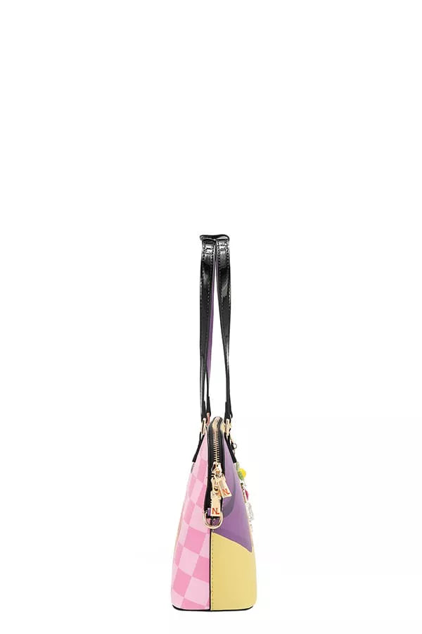 Nicole Lee USA Nail Polish Dome Shoulder Bag