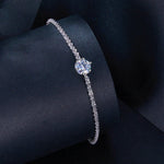925 Sterling Silver Zircon Bracelet