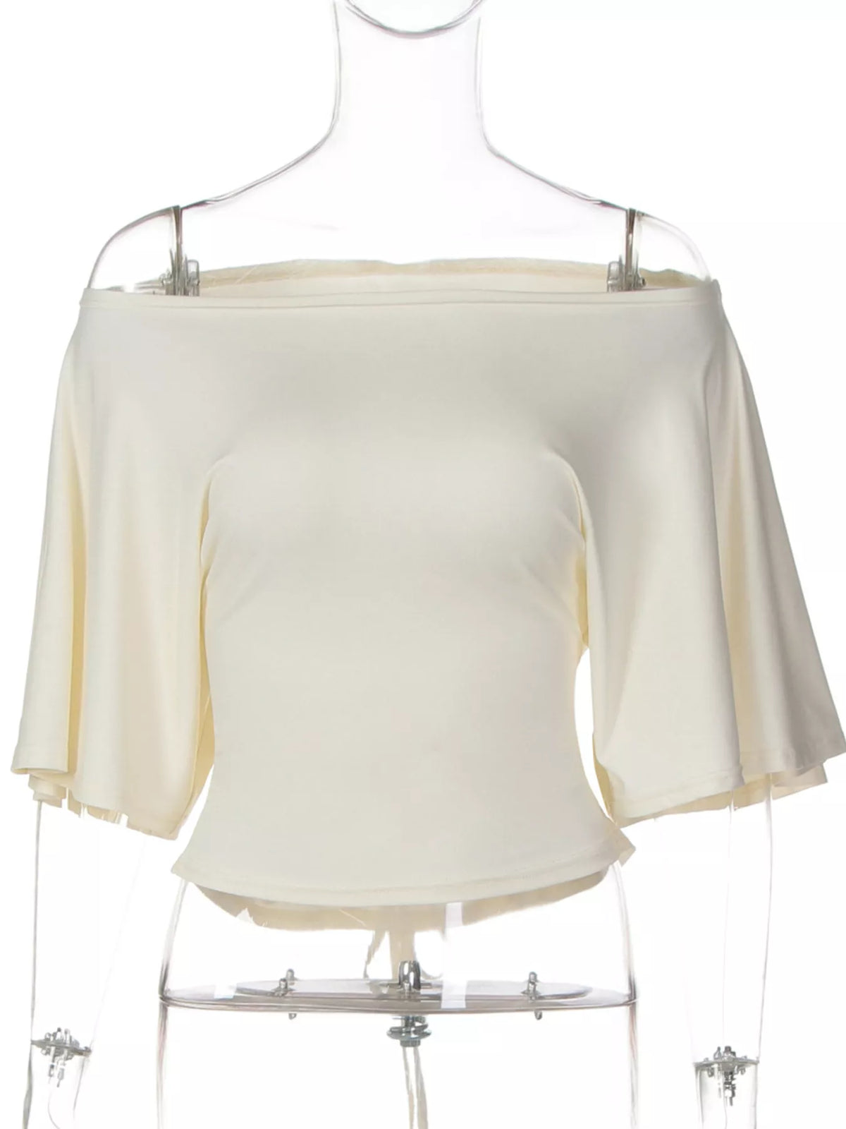 Boat Neck Short Sleeve T-Shirt