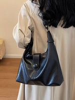 Vintage Buckle Closure Shoulder Bag