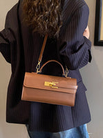 Golden Clasp Crossbody Bag