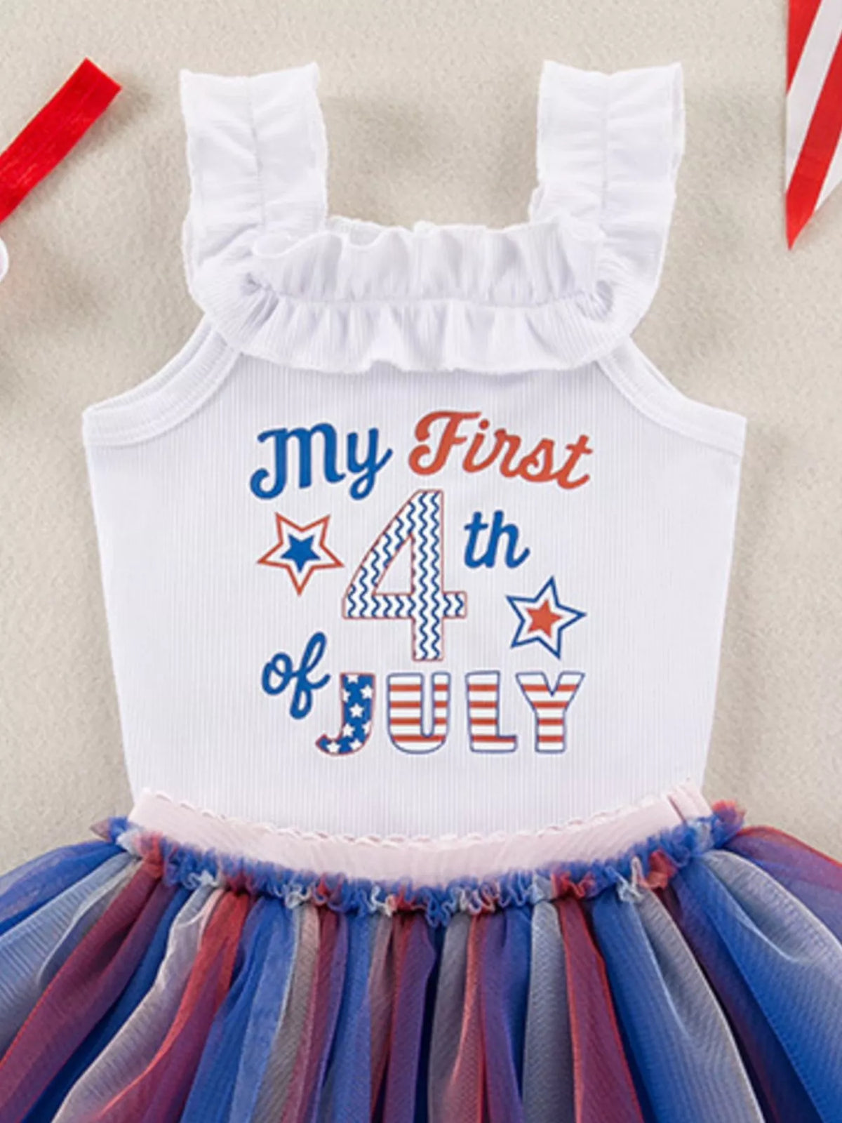 Children's Patriotic Graphic Tutu Dress