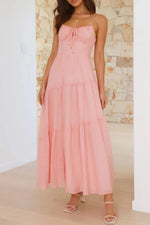 Ruched Smocked Back Cami Dress