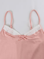 Lace Trim Cami & Pants Lounge Set