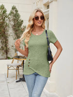 Round Neck Short Sleeve T-Shirt