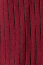 Basic Bae Full Size Ribbed Round Neck Long Sleeve Slit Top
